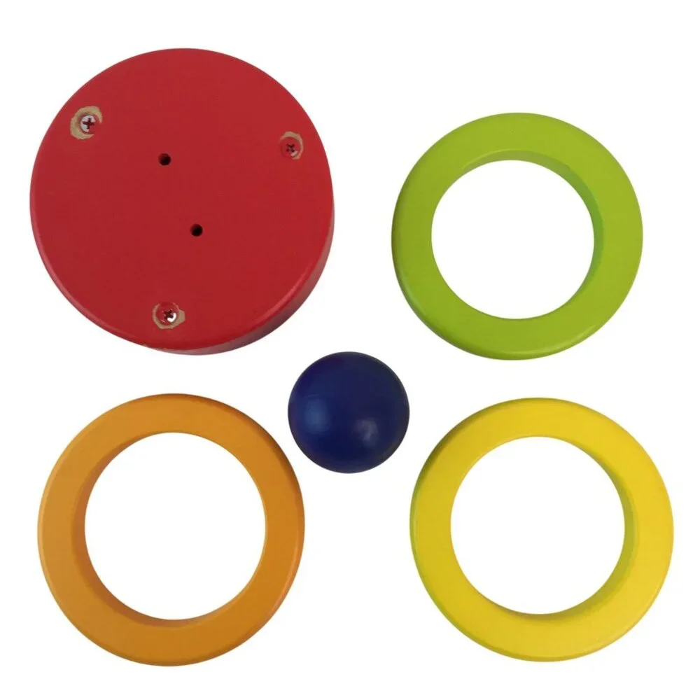 Lovevery‎ Explorer Kit Stacking Rings Clear Tube & Ball Montessory Toy
